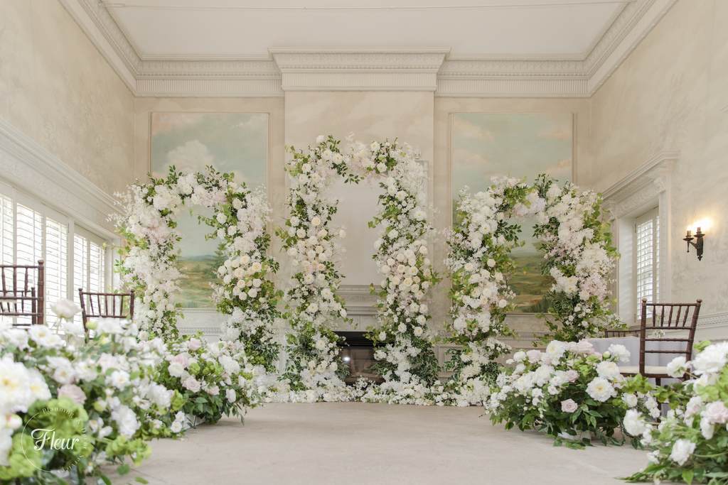 White Rectangular Arch Frames
