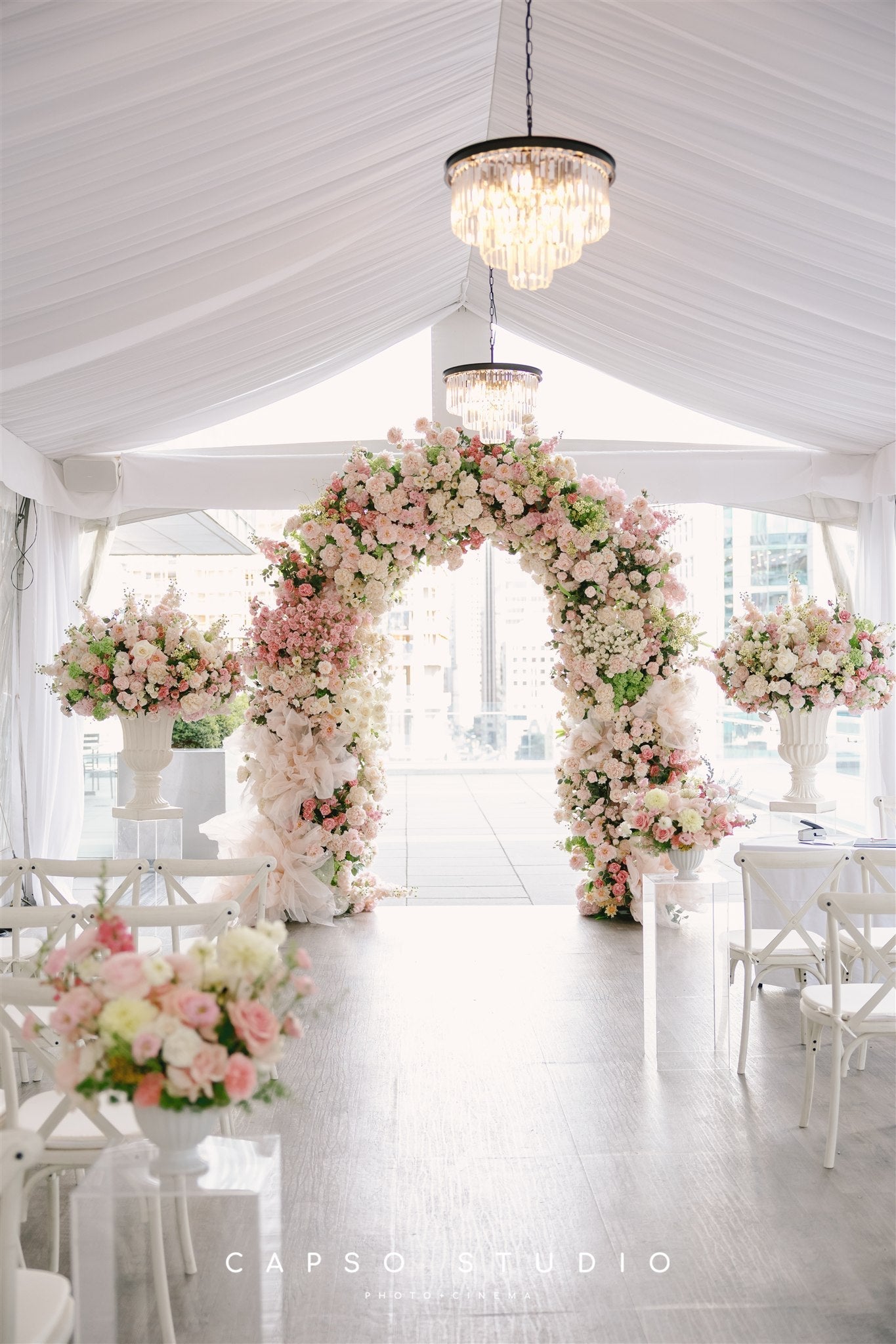 Blush & Ivory Skyline