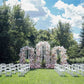 White Rectangular Arch Frames