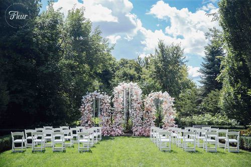 White Rectangular Arch Frames