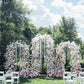 White Rectangular Arch Frames